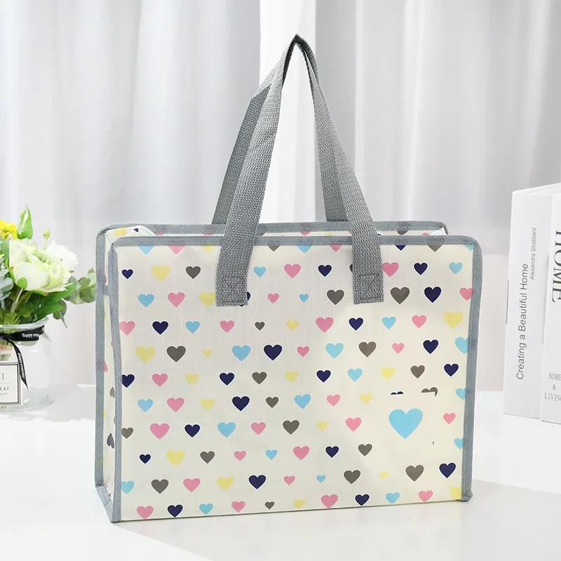 sac de courses pliable réutilisable pour femmes, grand sac fourre-tout en tissu non tissé unisexe, pochette pour épicerie